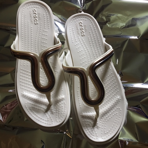 Crocs Dual Crocs Comfort Sandals.